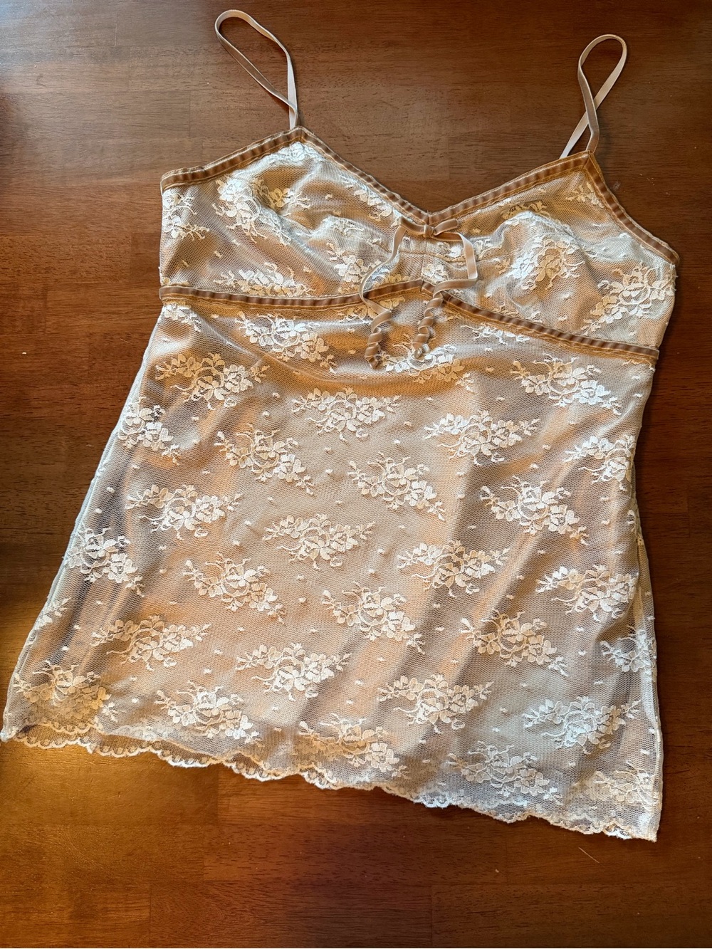 Vintage Y2K Lace Babydoll Women's Top